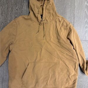 H&M Camel Hoodie with Drawstring